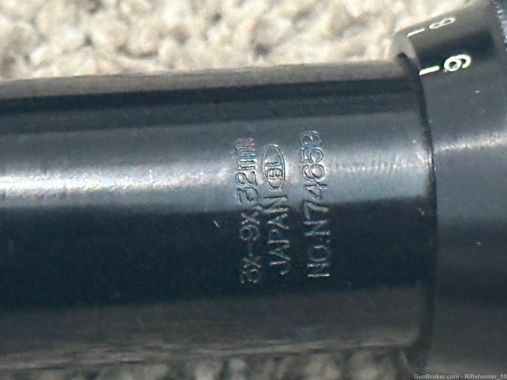 Bushnell sportview 3x-9x32mm vintage riflescope glossy 1” tube duplex rings-img-7