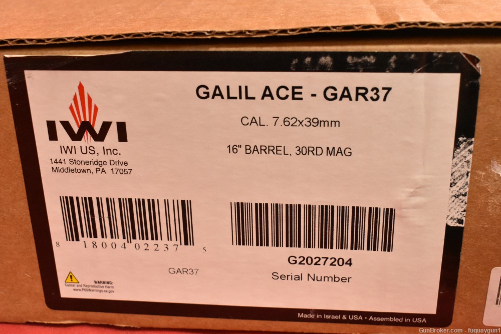 IWI Galil ACE Gen II 7.62x39 16" 30rd GAR37 Magpul CTR Galil-Galil-img-19