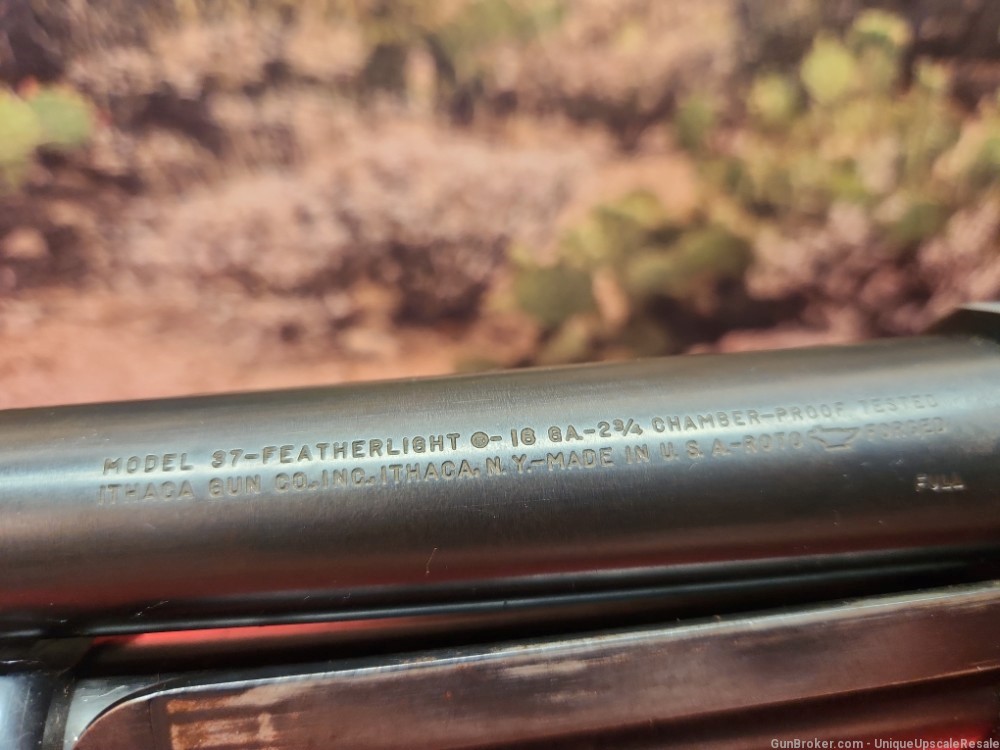 Ithaca model 37 featherlight 16 ga 28" barrel-img-19