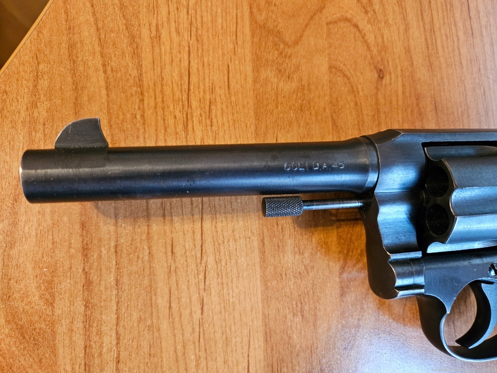 Colt Model 1917 DA45 WW1 US Property 45ACP High Condition Original Gun-img-5