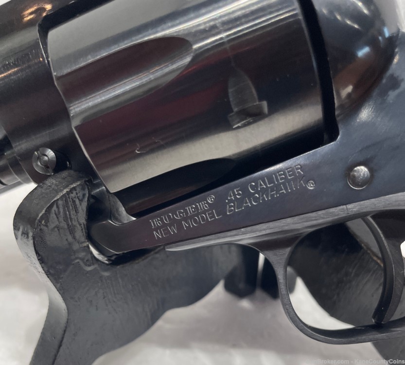 1978 Ruger NM Blackhawk Convertible .45 Colt/ .45 ACP Excellent Condition-img-7