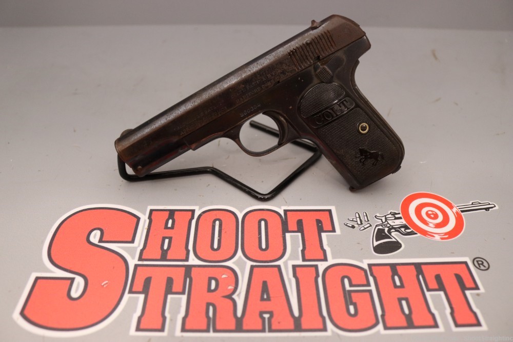 Colt 1903 Pocket Hammerless .32ACP 4" - Gunsmith Special - Made 1920 --img-1