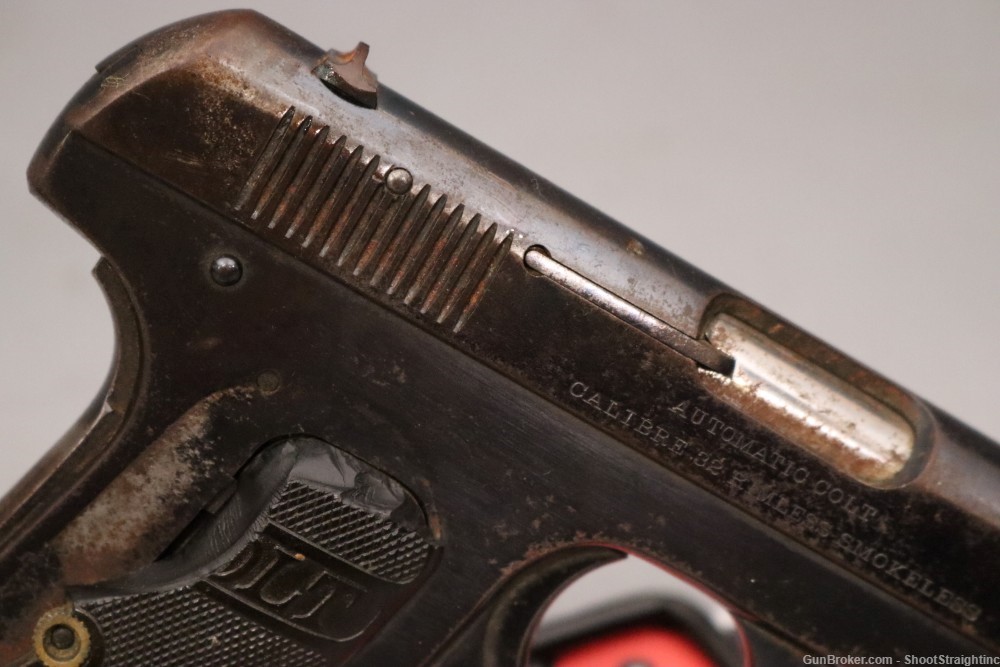 Colt 1903 Pocket Hammerless .32ACP 4" - Gunsmith Special - Made 1920 --img-3