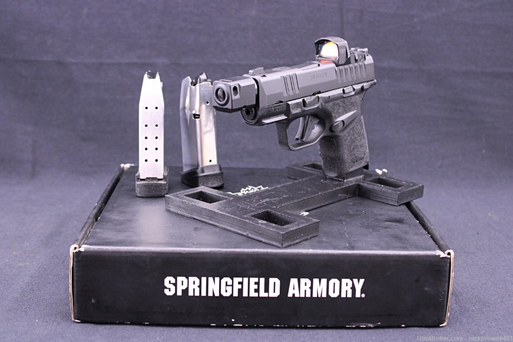 SPRINGFIELD HELLCAT RDP 9MM 3.8” BBL 13+1 CAP COMP RED DOT FACTORY BOX-img-3