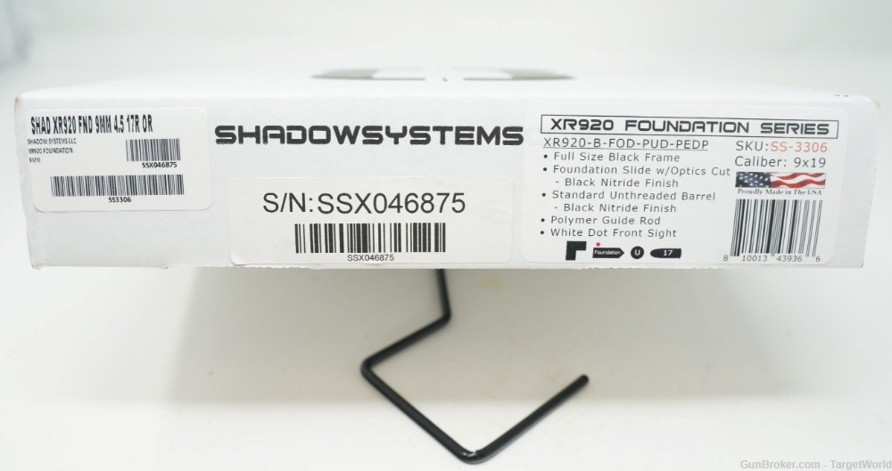 SHADOW SYSTEMS XR920 FOUNDATION 9MM BLACK 17 ROUNDS (SS3306)-img-27