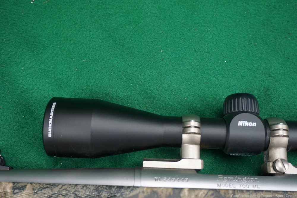 2002 Remington 700ML 700 ML 50 50cal 26" Stainless w/ Nikon Scope -img-20