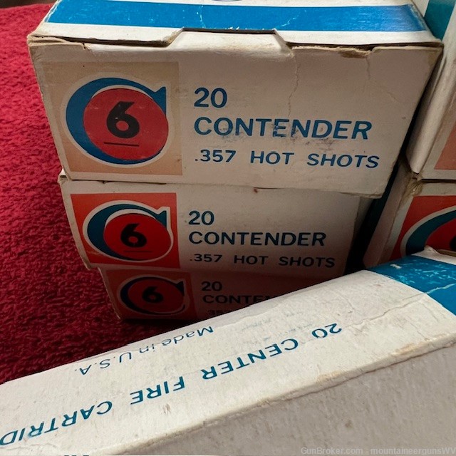 Thompson Center Contender - Hot Shots - 357 Magnum - 11 Boxes - 220 Rounds-img-1