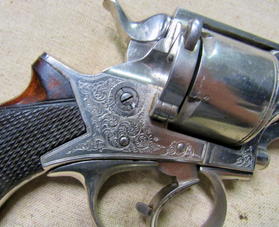 Cased British Wilkinson .450 Double Action Tranter Style Revolver-img-17