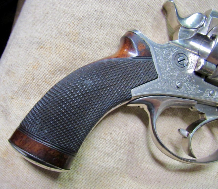 Cased British Wilkinson .450 Double Action Tranter Style Revolver-img-19