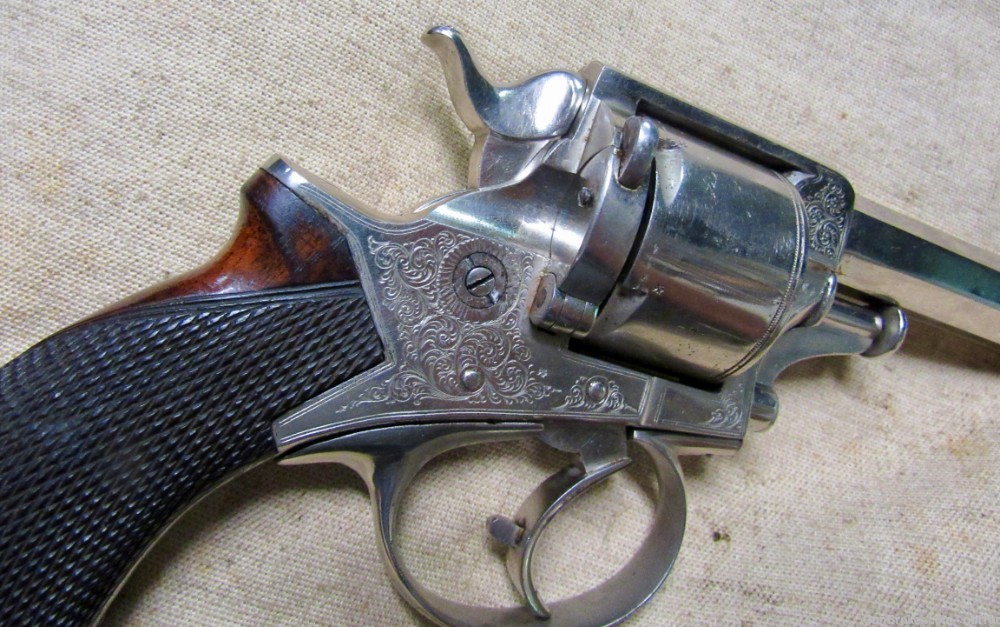 Cased British Wilkinson .450 Double Action Tranter Style Revolver-img-18