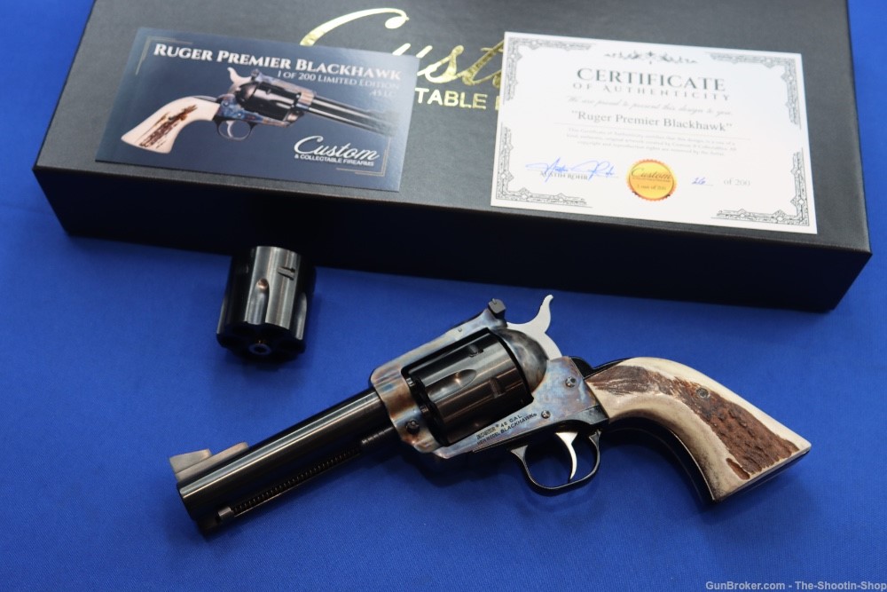 Ruger New Model Blackhawk Revolver PREMIER GRADE #16 of 200 45ACP 45 COLT-img-0