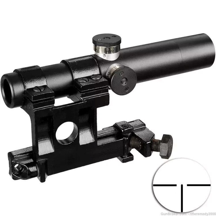 Mosin Nagant Scope 3.5X Mosin 91/30 Sight PU Svt-40 Nagant PU Scope Sight-img-0