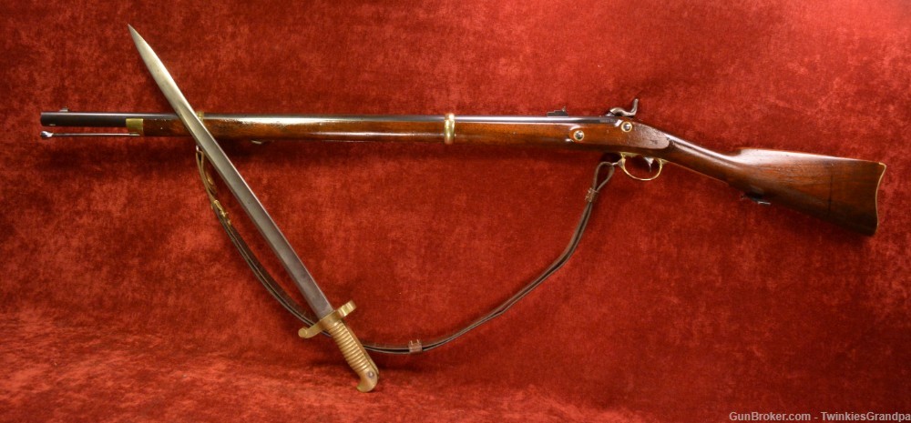 Original Remington 1863 "Zouave" Rifled Musket with Bayonet-img-2