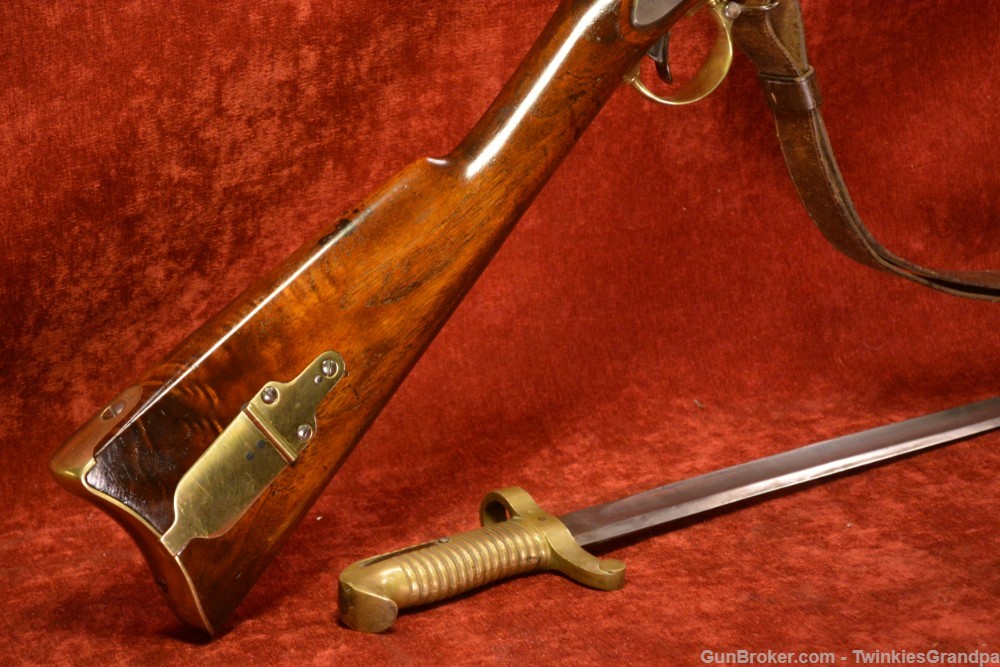 Original Remington 1863 "Zouave" Rifled Musket with Bayonet-img-21