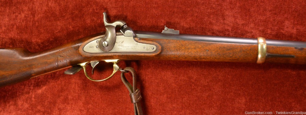 Original Remington 1863 "Zouave" Rifled Musket with Bayonet-img-3