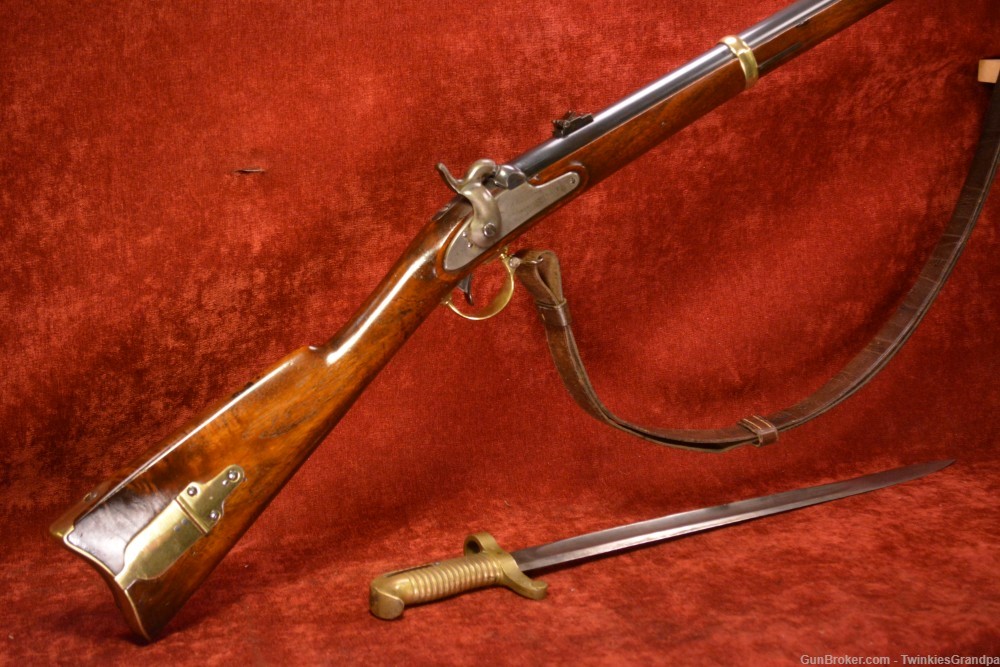 Original Remington 1863 "Zouave" Rifled Musket with Bayonet-img-0