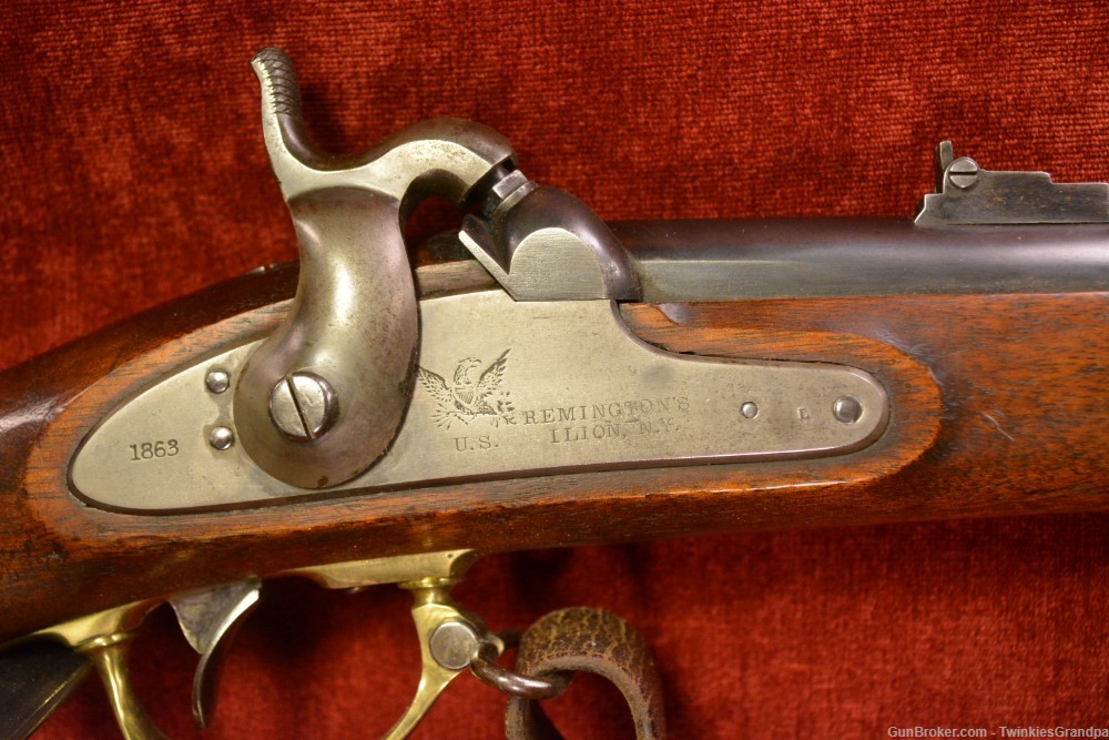 Original Remington 1863 "Zouave" Rifled Musket with Bayonet-img-5