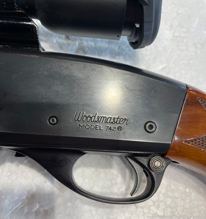 Remington 742 Woodmaster .30-06 SPRG Semi-Auto Rifle w/ Sniper Scope, Sling-img-9