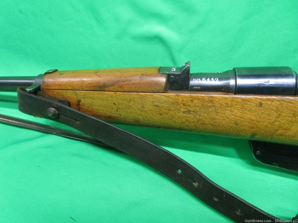 USED ITALIAN CARCANO M38 M1938 CAVALRY CARBINE 6.5X52 FOLDING BAYONET 18" -img-6