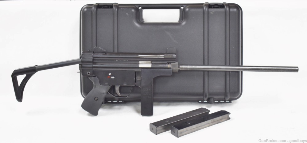 LUSA USA SGS 9mm CARBINE 16" RARE TAKE-DOWN 2-MAGS RARE PENNY SALE-img-0