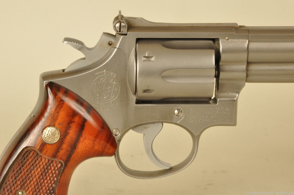 SMITH & WESSON Model 66 (No Dash) Double Action Revolver .357 Magnum Fine -img-1