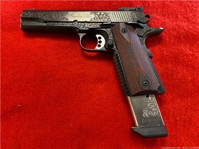 ED BROWN 1911 SIGNATURE EDITION 45ACP ENGRAVED