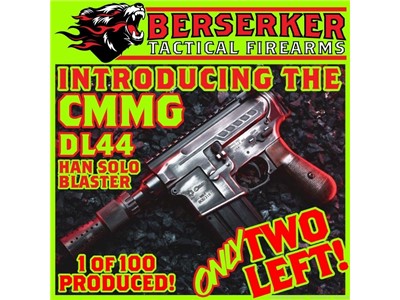 LAST ONE! CMMG DL44 DL-44 Han Solo Blaster 22LR 4.5" 1/100 Made