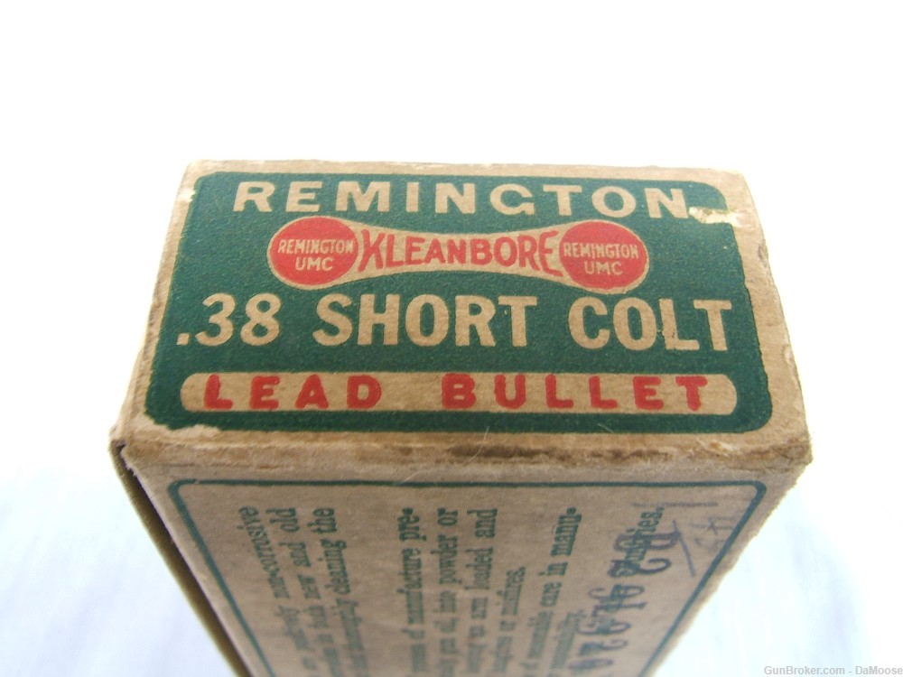 34 rds Remington 38 Short Colt in Original Box-img-2