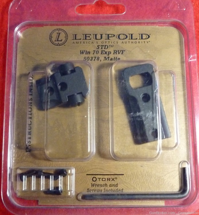 Leupold 2-Piece Rifle Scope Mount Base, Winchester 70 Exp Both Rev, 50378-img-0