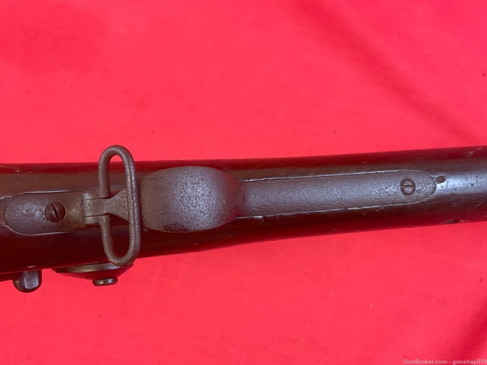 Springfield Armory 1873 Trap Door Rifle 45-70 Govt Rack Marked Antique US-img-9