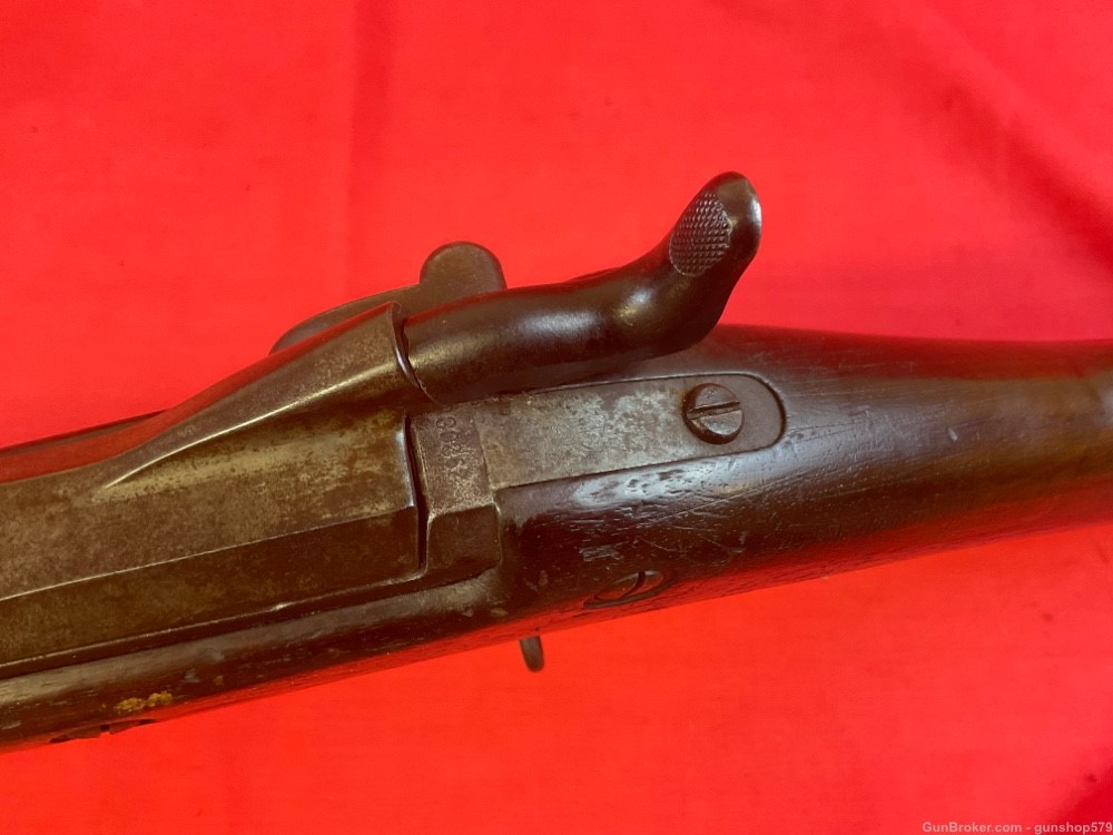 Springfield Armory 1873 Trap Door Rifle 45-70 Govt Rack Marked Antique US-img-14