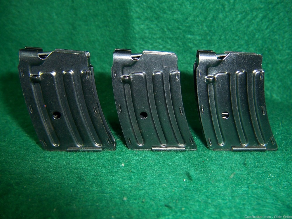 Winchester Models 52, 69, & 75 Group of 3 Magazines / Clips 5 Rounds-img-0