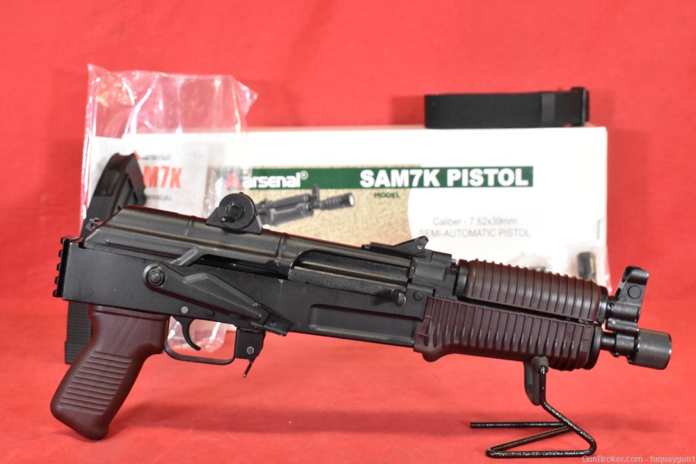 Arsenal SAM7K Pistol 7.62x39 Plum SAM7K-55PM 8.5" 30rd AK-47 AK47 AK SAM7K-img-1