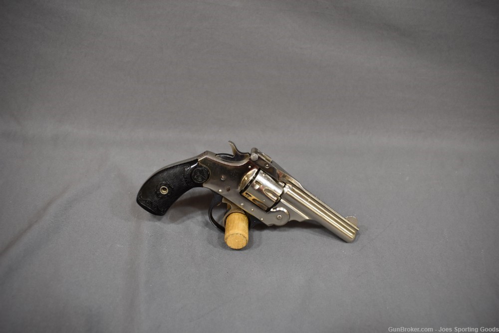 Vintage Iver-Johnson Single-Action Revolver w/ 4" Barrel -img-0