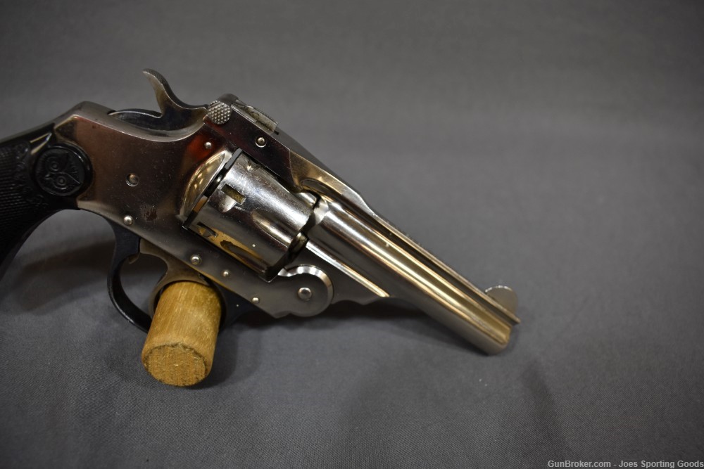 Vintage Iver-Johnson Single-Action Revolver w/ 4" Barrel -img-2