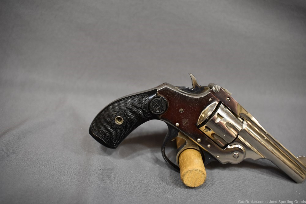 Vintage Iver-Johnson Single-Action Revolver w/ 4" Barrel -img-1