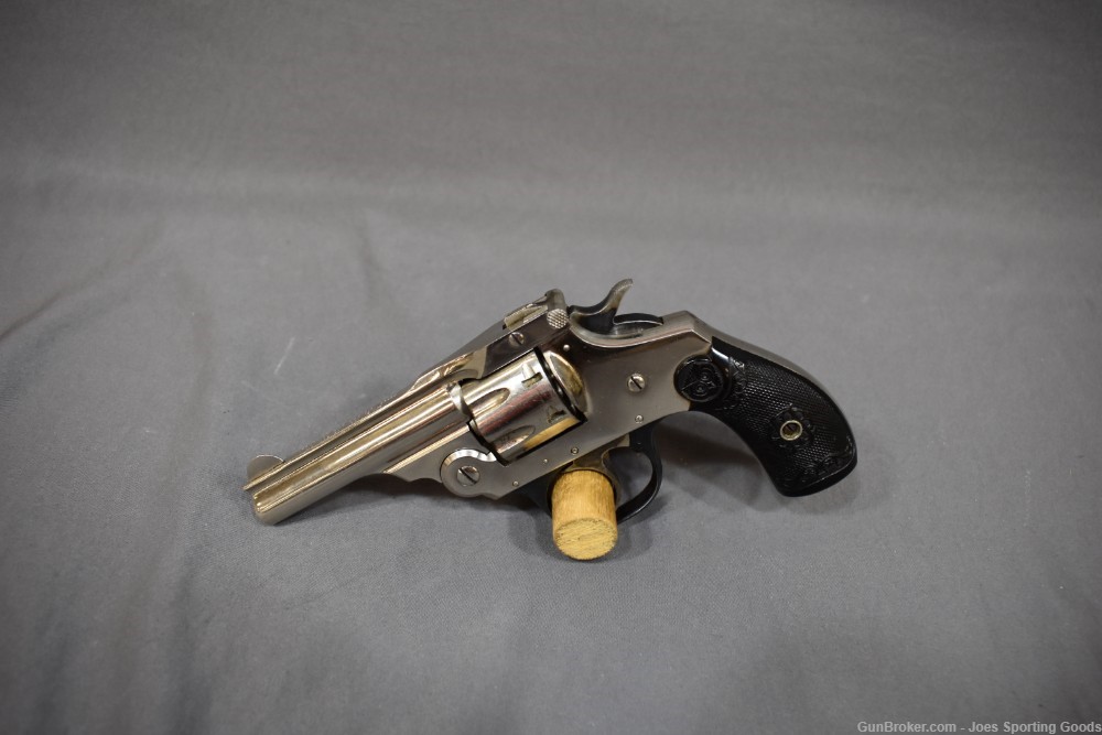 Vintage Iver-Johnson Single-Action Revolver w/ 4" Barrel -img-3