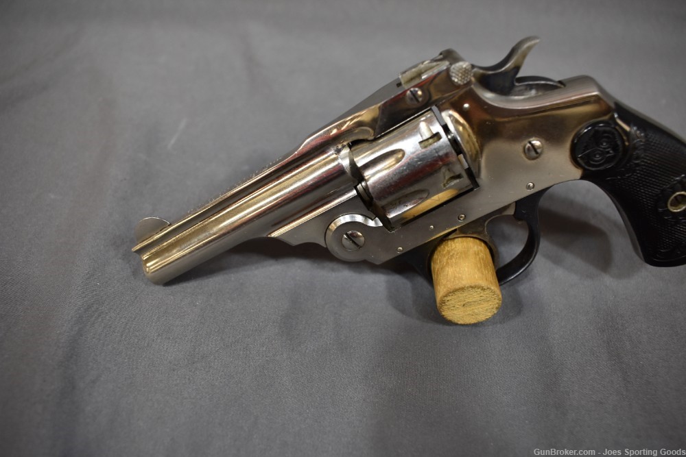 Vintage Iver-Johnson Single-Action Revolver w/ 4" Barrel -img-4