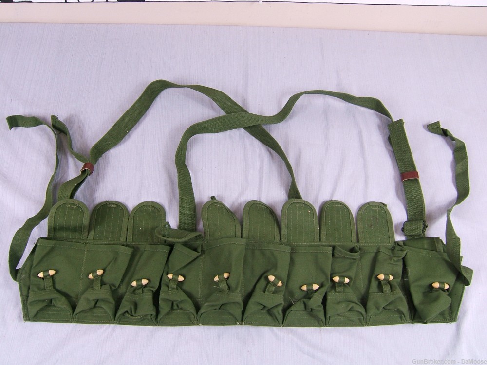 ORIGINAL STAMPED VIETNAM and CHINESE SKS TYPE 56 Chest Rig-img-0