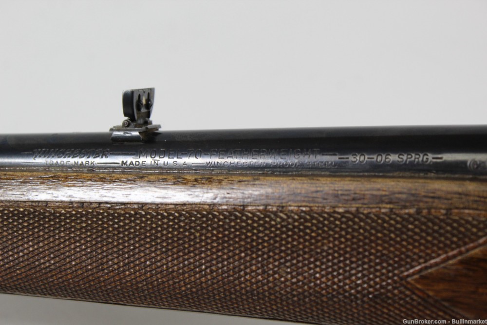 Pre 64 Winchester Model 70 Featherweight .30-06 Bolt Action Rifle-img-41