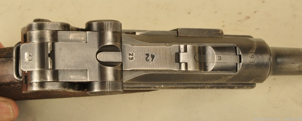 MAUSER MODEL P08  42  9MM Luger 1939 Chamber Date-img-8