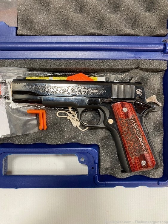 USED! COLT MODEL 1911 ENGRAVERS SERIES GUSTAVE YOUNG 1/525 TALO EDITION .45-img-3