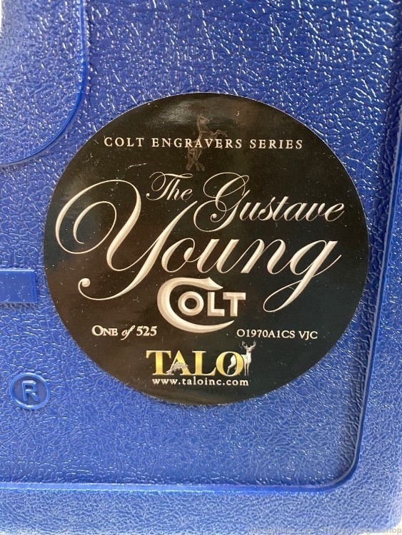 USED! COLT MODEL 1911 ENGRAVERS SERIES GUSTAVE YOUNG 1/525 TALO EDITION .45-img-4