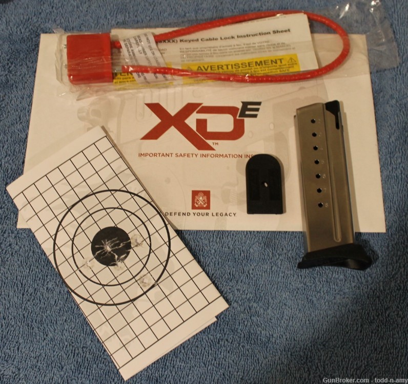 Springfield Armory XD-E XDE 9mm 8&9 Round Mags 3.3” NIB Hammer Decocker NEW-img-2