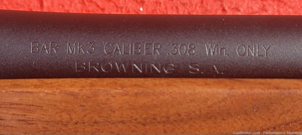 Browning BAR MK3 DBM Wood Stock 18" 308 Win -img-7