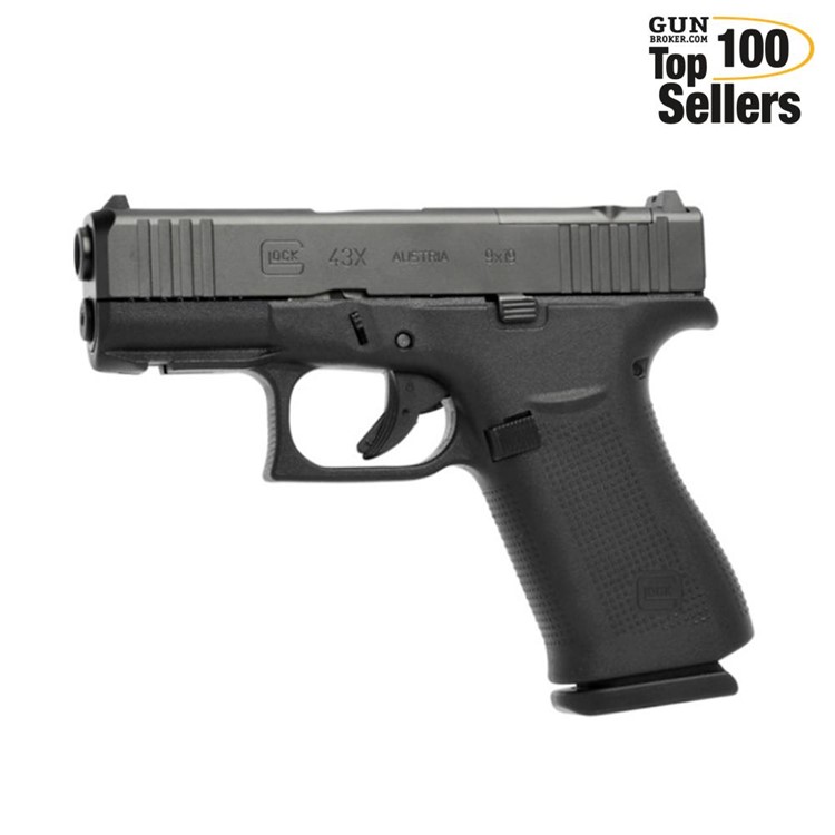 GLOCK 43X MOS 9mm 3.41in 10rd Semi-Automatic Pistol (PX4350201FRMOS)-img-0