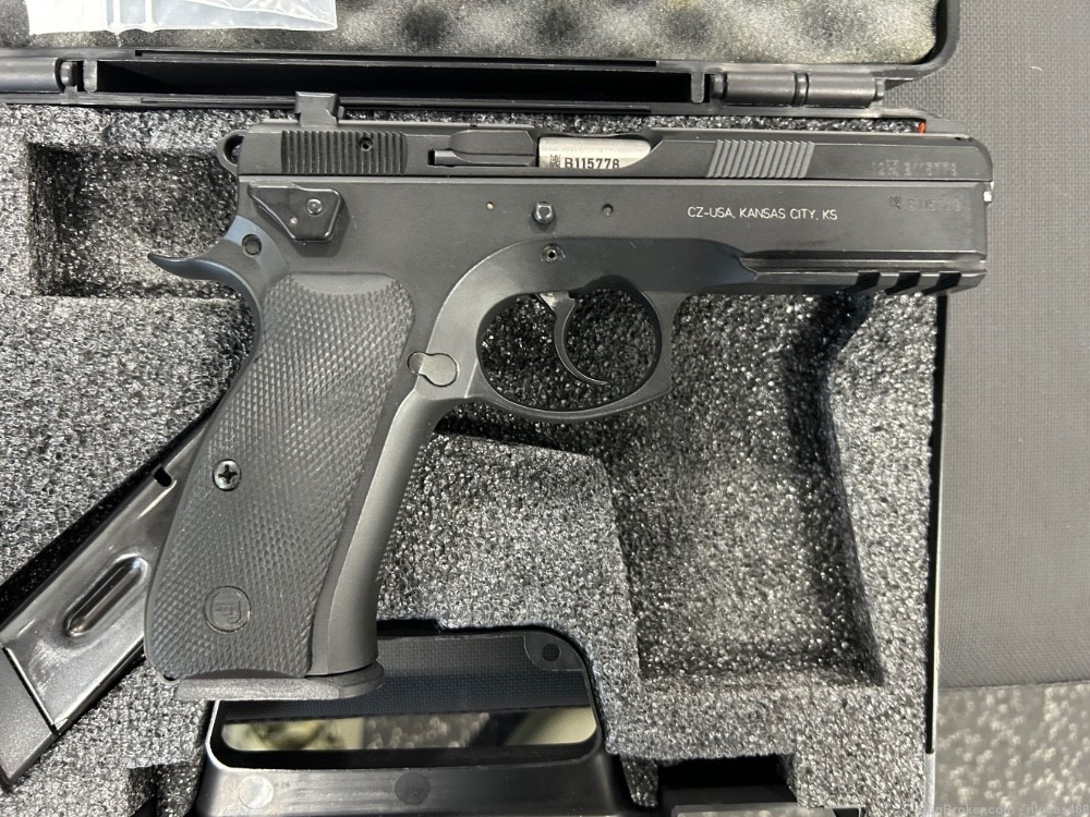 Cz 75 so-01 tactical with 2 10 round mags and holster-img-2