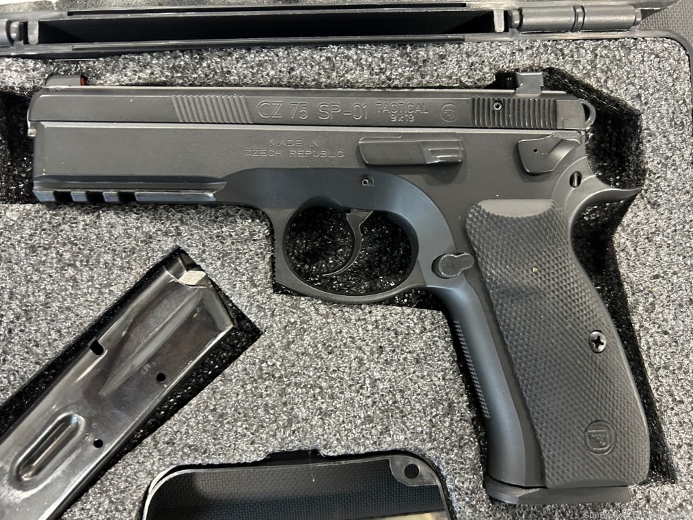 Cz 75 so-01 tactical with 2 10 round mags and holster-img-3