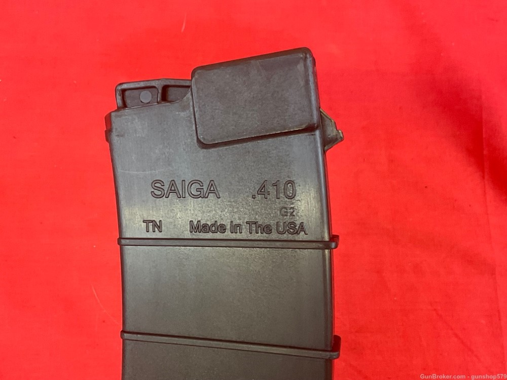 SGM Tactical Magazine Saiga 410 Bore Polymer Black 15 Round 922R 3 Inch Mag-img-1