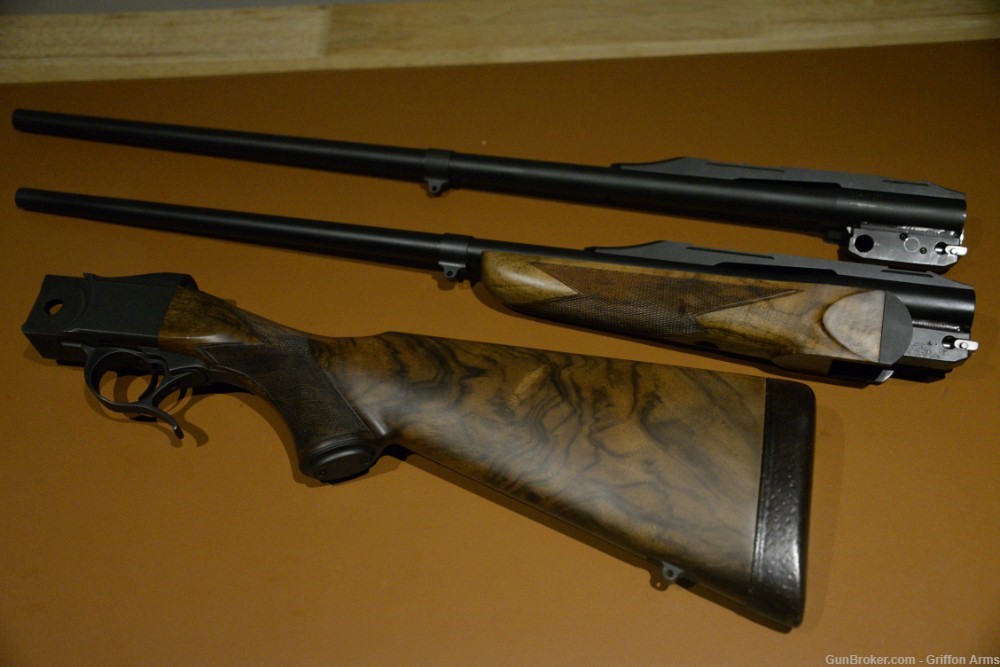 Luxus Arms Model 11 Single Shot Takedown Rifle Two Barrel Set .243 & 30'06-img-0